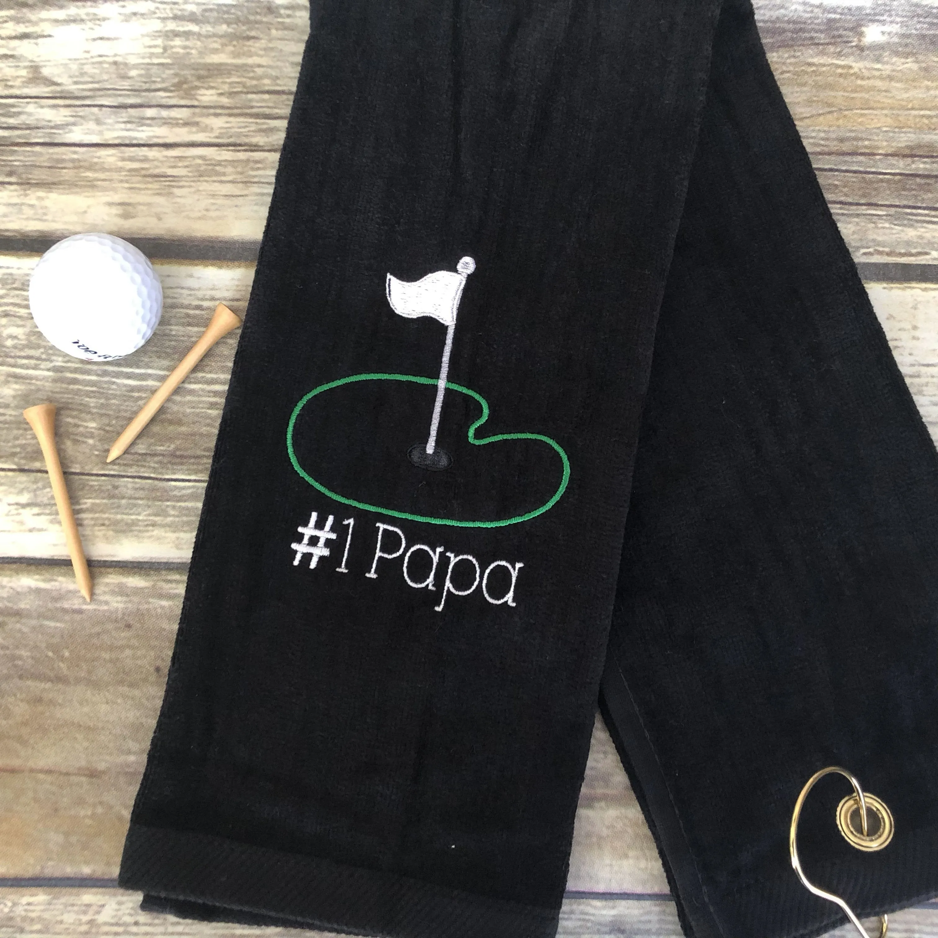 #1 Papa Golf Towel