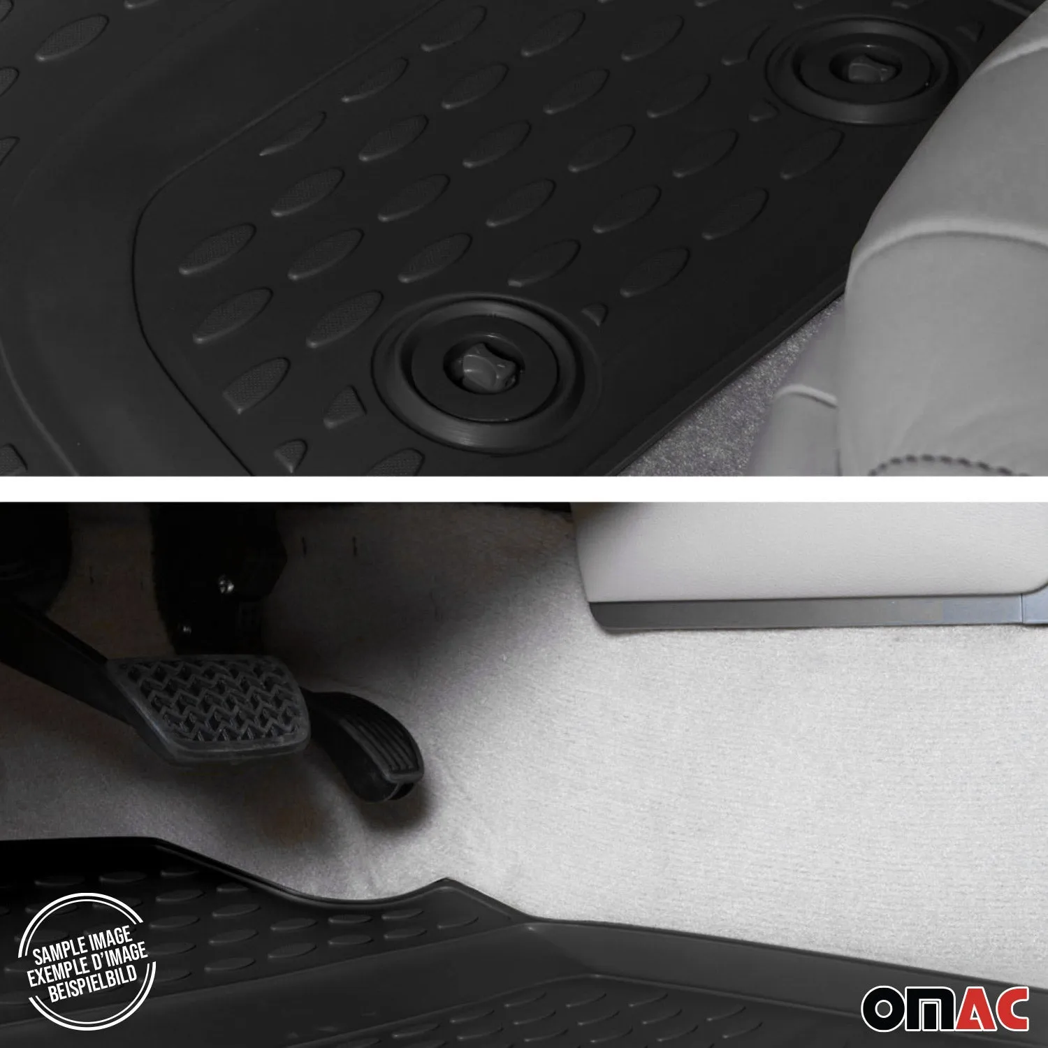 1998-2006 VW Golf Mk4 Floor Mats Liners Full Set All Weather Black