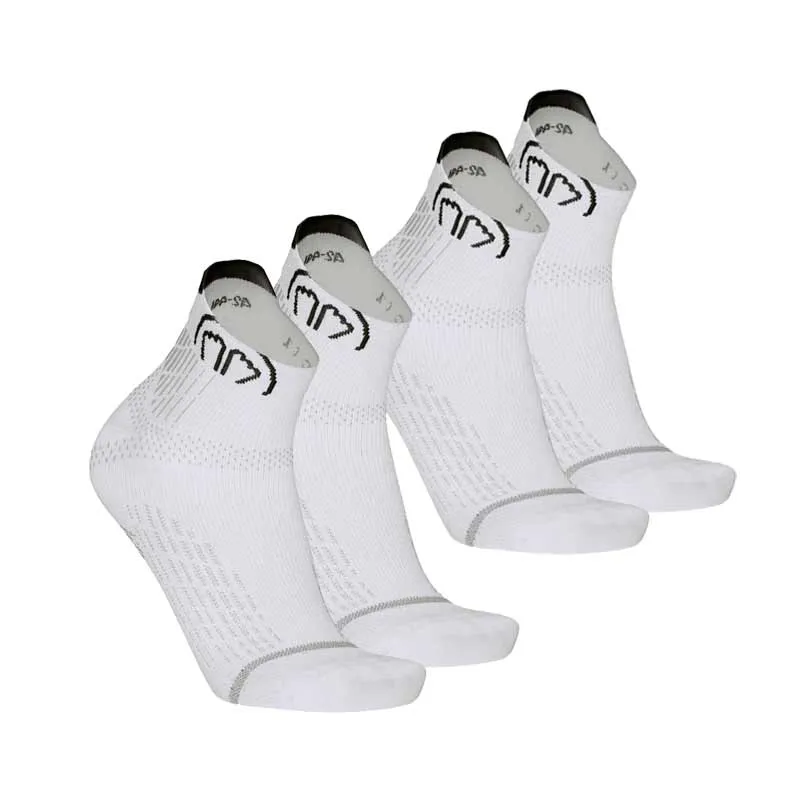 2 pairs set - Run Anatomic Ankle White