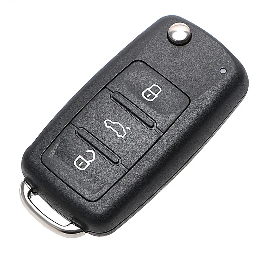 3 Buttons Car Key Shell Remote Flip for Beetle/Caddy/Eos/Golf/Jetta/Polo/Scirocco/Tiguan/Touran/UP For Blank Keys Cover Case