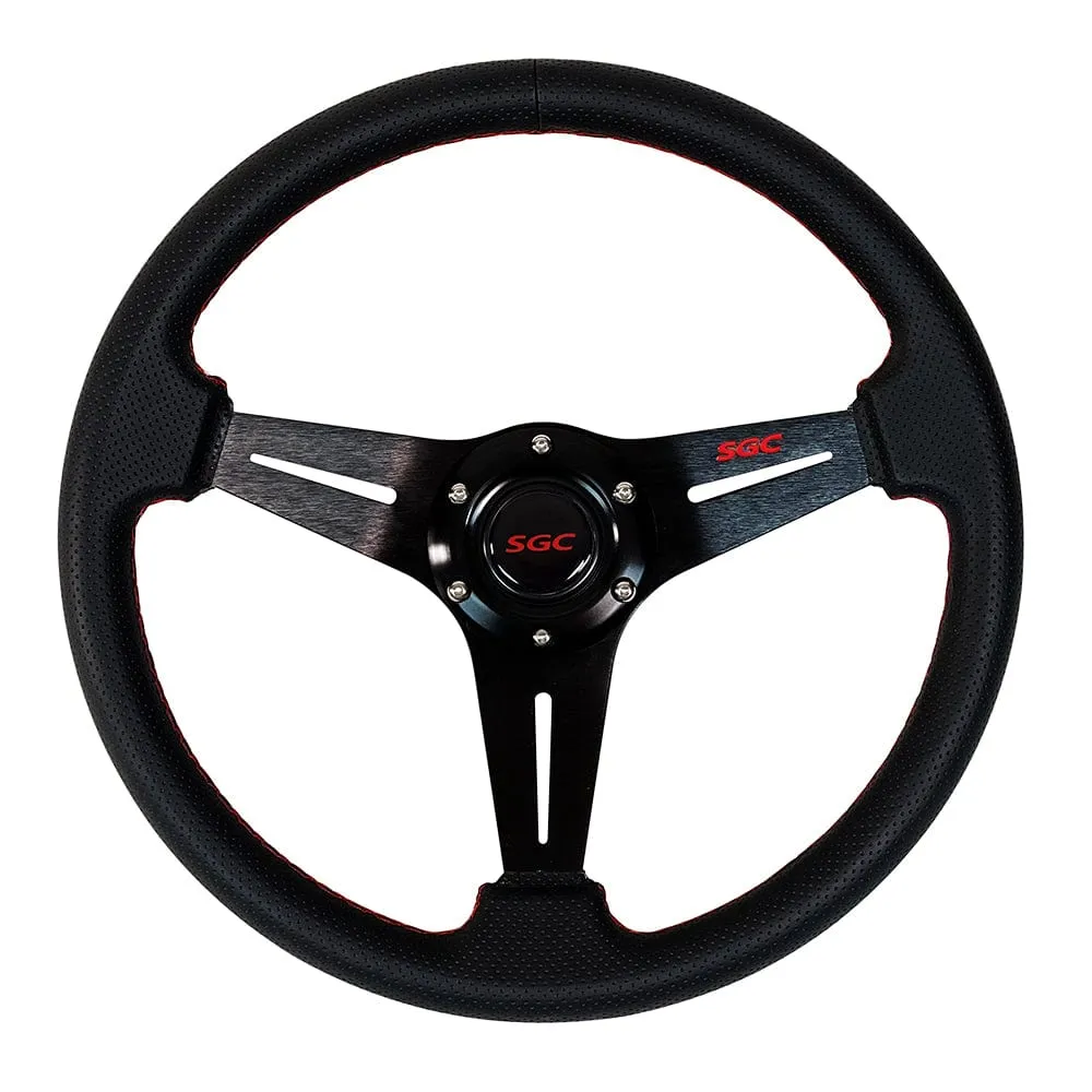 3-Spoke Slotted Golf Cart Steering Wheel - 13.5"⎮SGC®