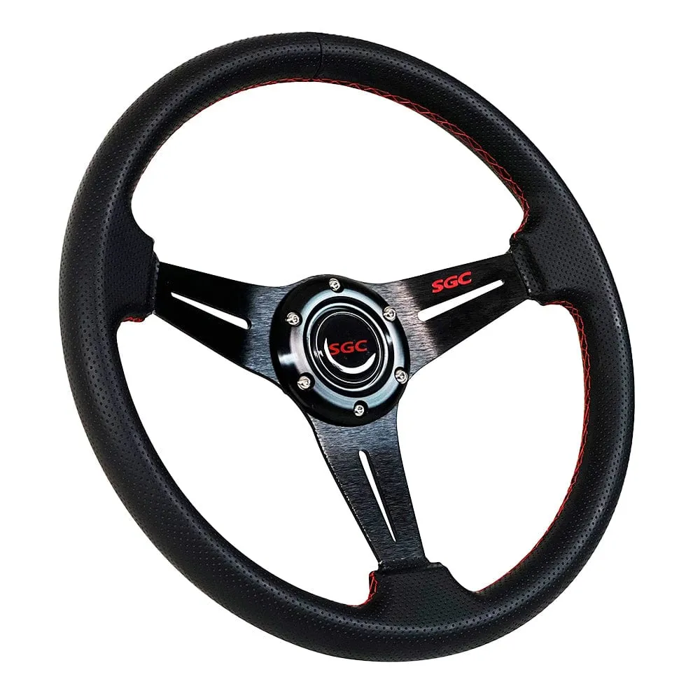 3-Spoke Slotted Golf Cart Steering Wheel - 13.5"⎮SGC®