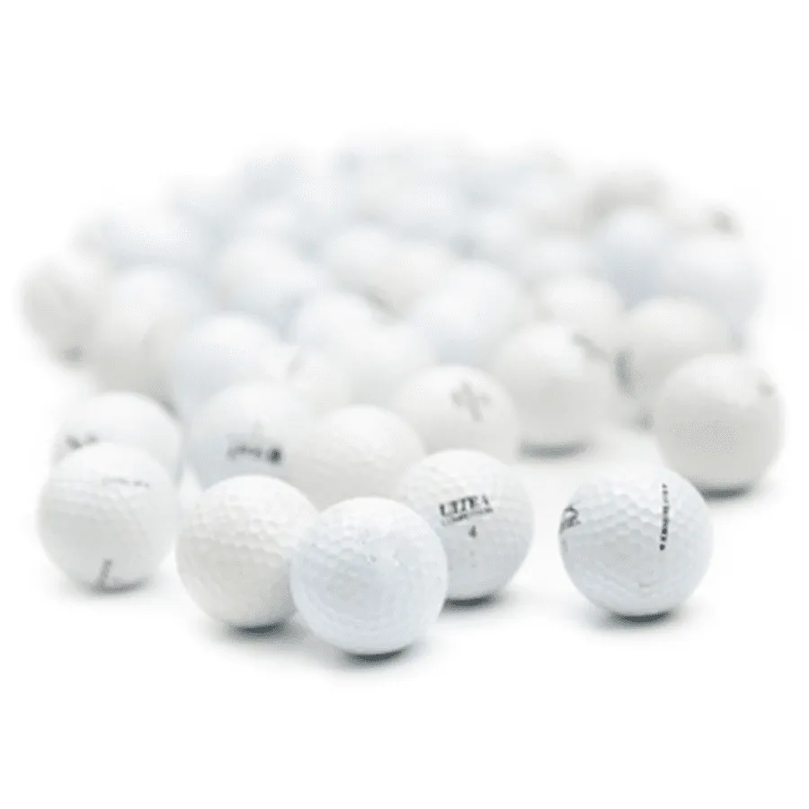 36 Assorted White Golf Balls - Recycled 5A/4A