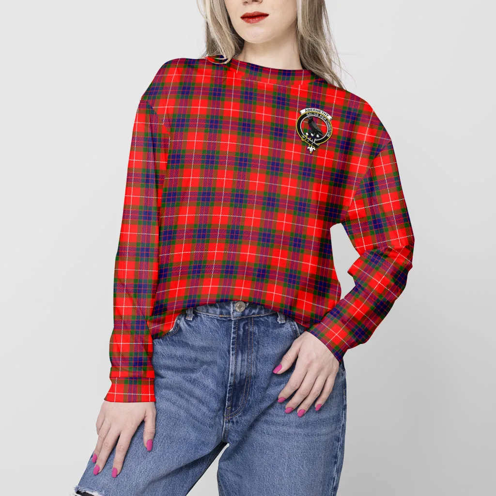 Abernethy Tartan Sweatshirt with Family Crest