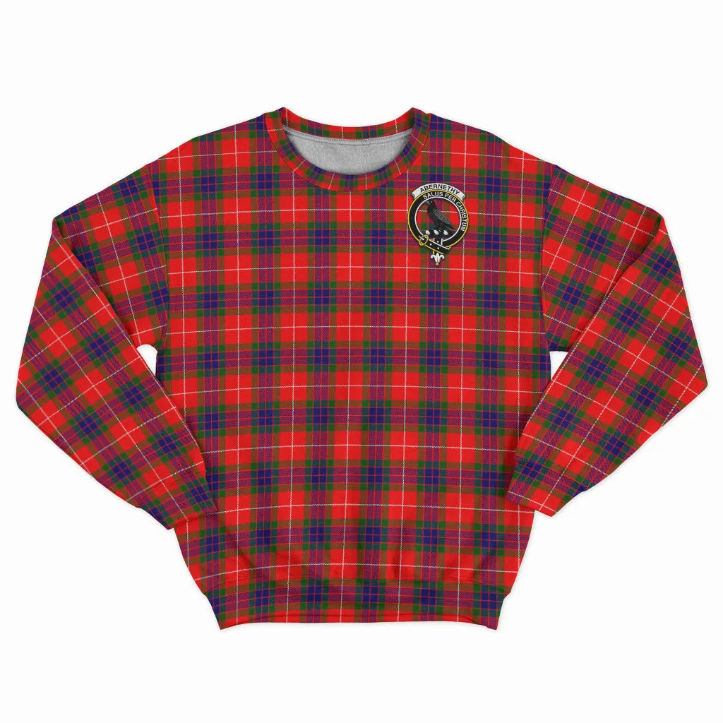 Abernethy Tartan Sweatshirt with Family Crest