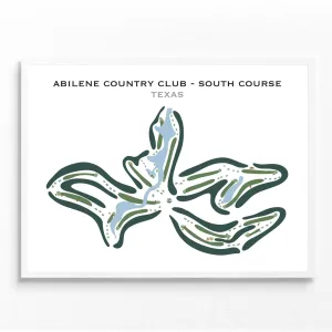 Abilene Country Club - South Course, Texas - Printed Golf Courses