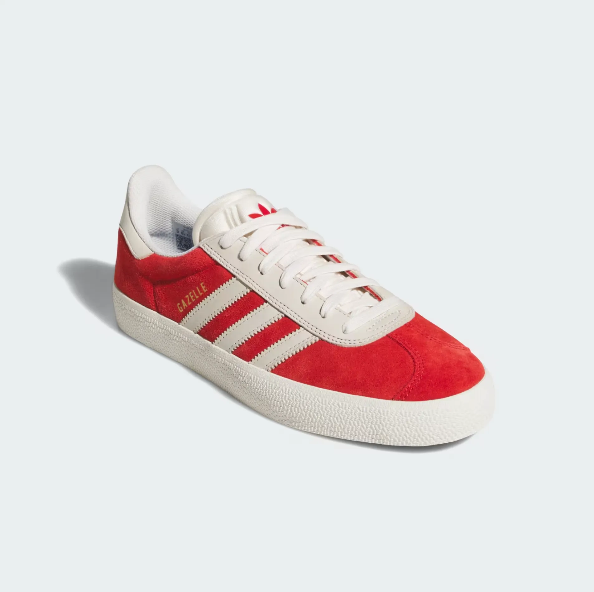 ADIDAS GAZELLE ADV BETTER SCARLET / CHALK WHITE