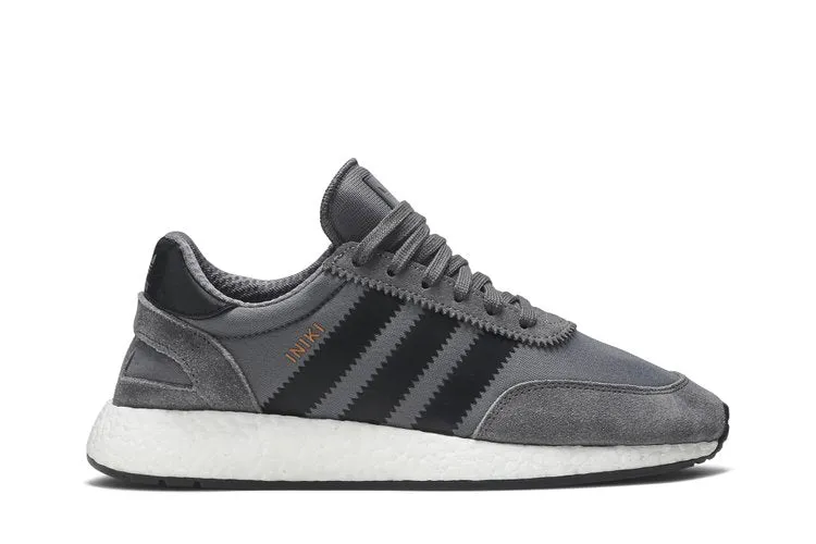 Adidas Iniki Runner 'Grey Black' sneakers, gray