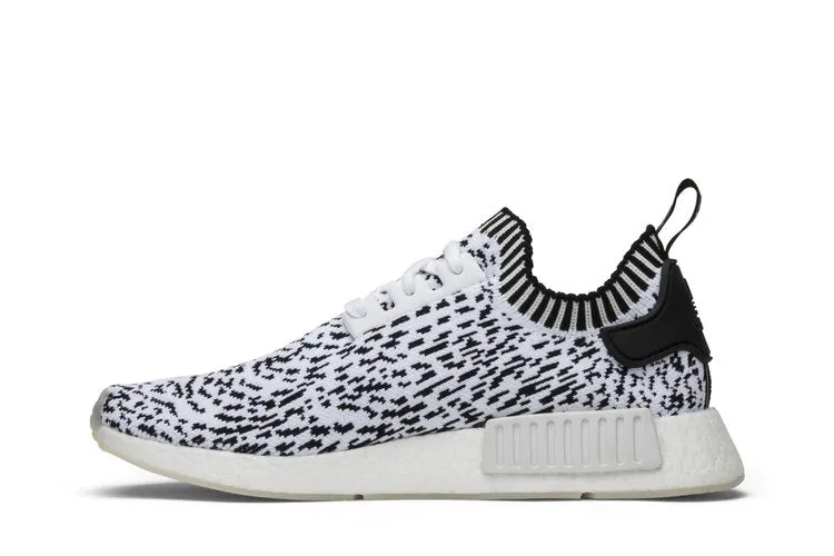 Adidas NMD_R1 Primeknit 'Zebra' sneakers, white