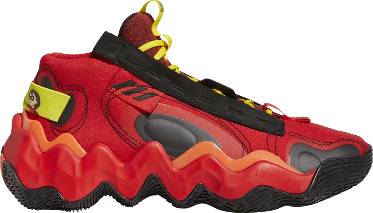 Adidas Pixar x Candace Parker x Wmns Exhibit B Mid 'Elastigirl' Sneakers, Red