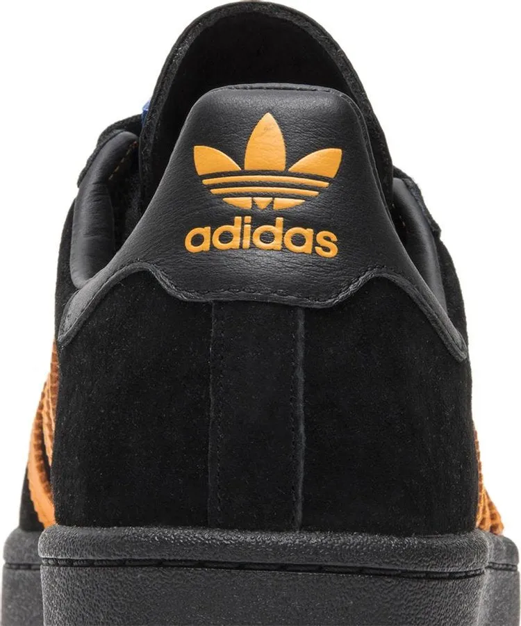 Adidas Porter x Campus 'Black Orange' sneakers, orange