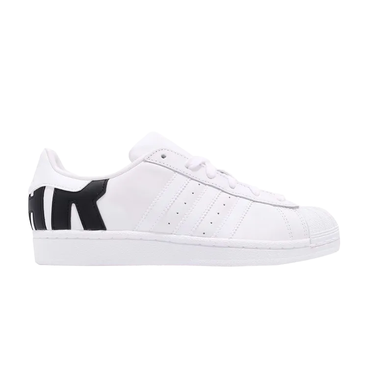 Adidas Superstar 'Big Logo' sneakers, white