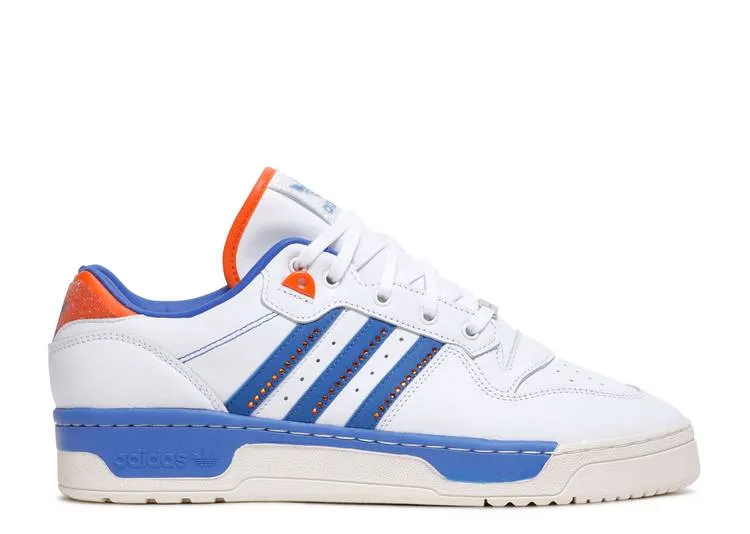 Adidas SWAROVSKI X RIVALRY LOW 'CLOUD WHITE BLUE' sneakers, white