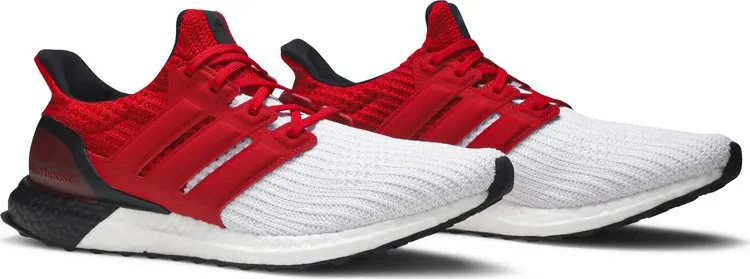 Adidas UltraBoost 4.0 'White Scarlet' sneakers, red