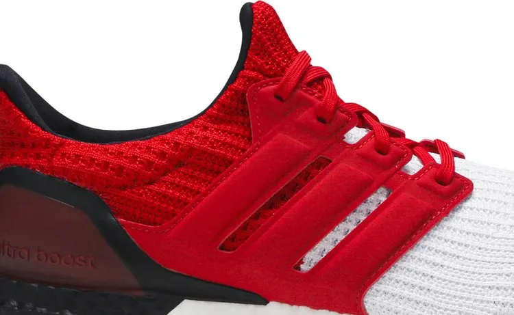 Adidas UltraBoost 4.0 'White Scarlet' sneakers, red