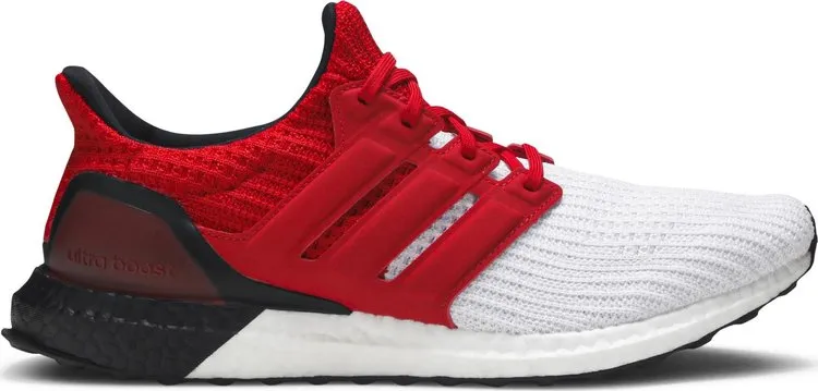 Adidas UltraBoost 4.0 'White Scarlet' sneakers, red