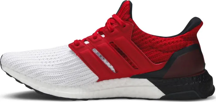 Adidas UltraBoost 4.0 'White Scarlet' sneakers, red