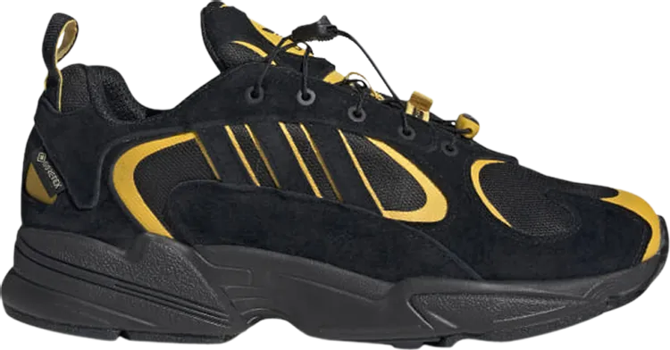 Adidas WANTO x Yung-1 Gore-Tex 'Black Yellow' sneakers, black