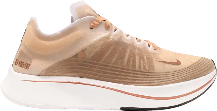 Adidas Wmns Zoom Fly SP 'Dusty Peach' Sneakers, Tan