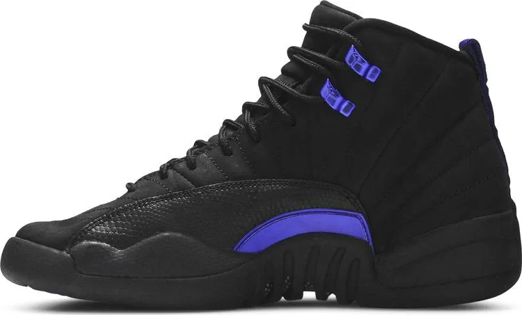 Air Jordan 12 Retro GS Dark Concord Sneakers, Black