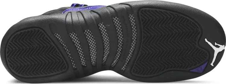 Air Jordan 12 Retro GS Dark Concord Sneakers, Black