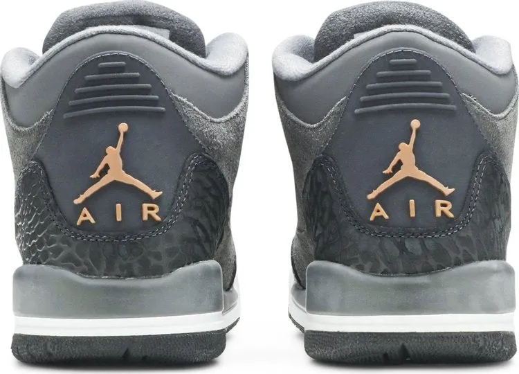 Air Jordan 3 Retro GS Anthracite sneakers, black