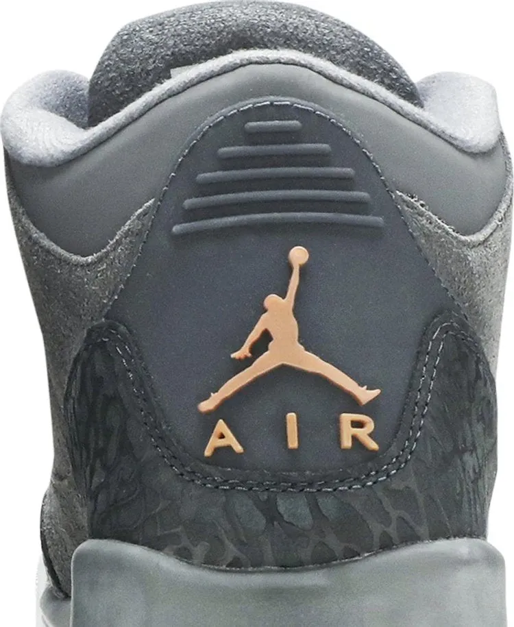 Air Jordan 3 Retro GS Anthracite sneakers, black