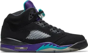 Air Jordan 5 Retro GS Black Grape sneakers, black