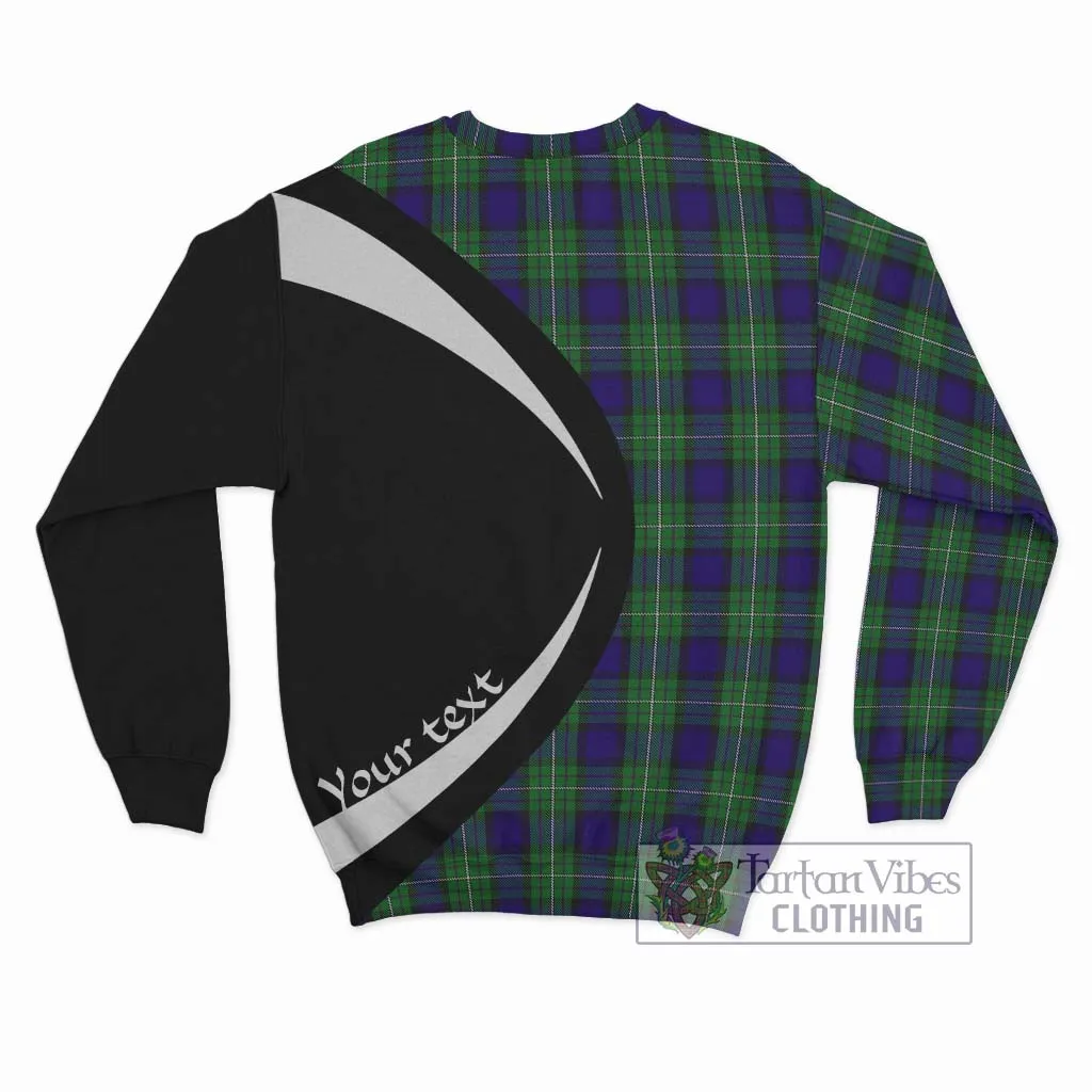 Alexander Tartan Sweatshirt with Family Crest Circle Style