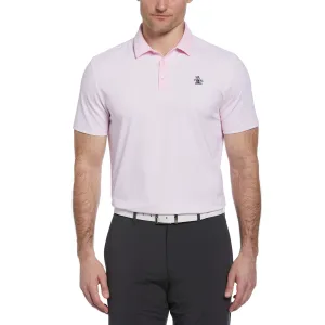 All-Over Retro Micro Floral Print Golf Polo