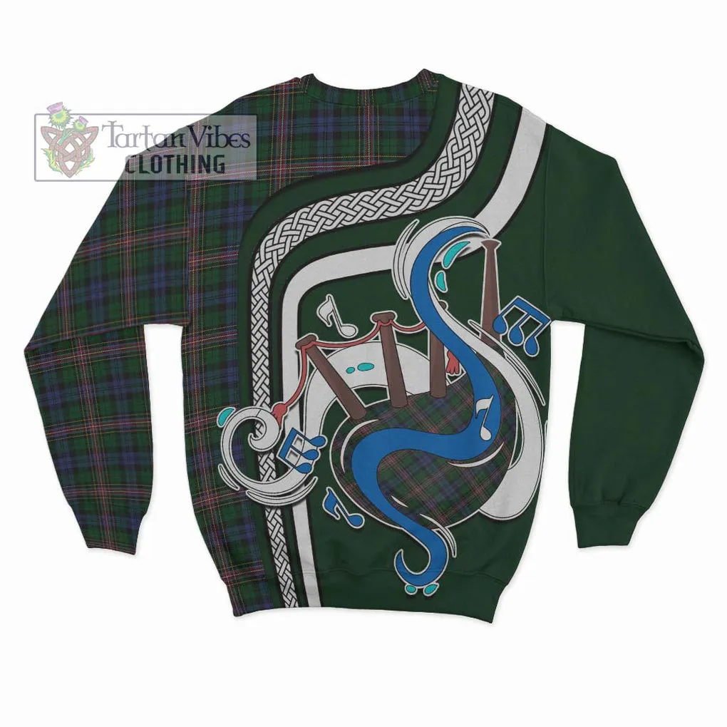 Allison Tartan Sweatshirt with Epic Bagpipe Style