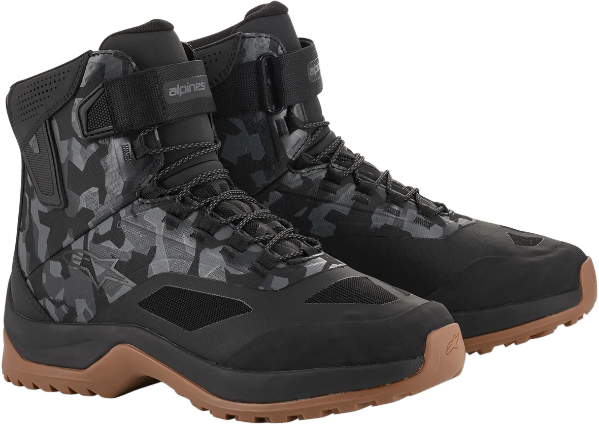 ALPINESTARS CR-6 Drystar? Shoes - Black/Gray/Gunmetal - US 12 2611020908412