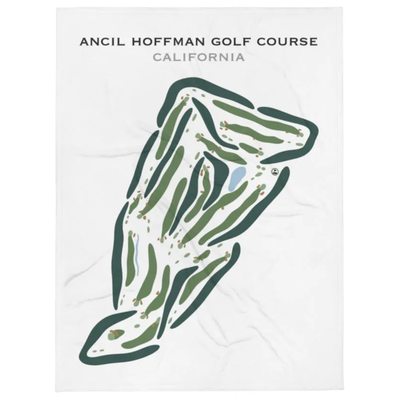 Ancil Hoffman Golf Course, California - Printed Golf Courses