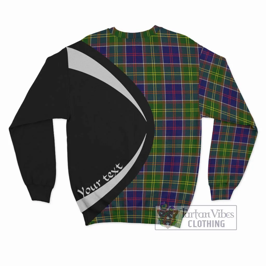 Arnott Tartan Sweatshirt with Family Crest Circle Style