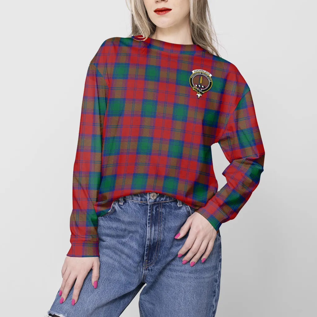 Auchinleck (Affleck) Tartan Sweatshirt with Family Crest