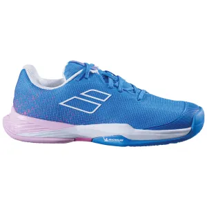 Babolat Jet Mach 3 Clay Court Tennis Shoes (Girls) - French Blue