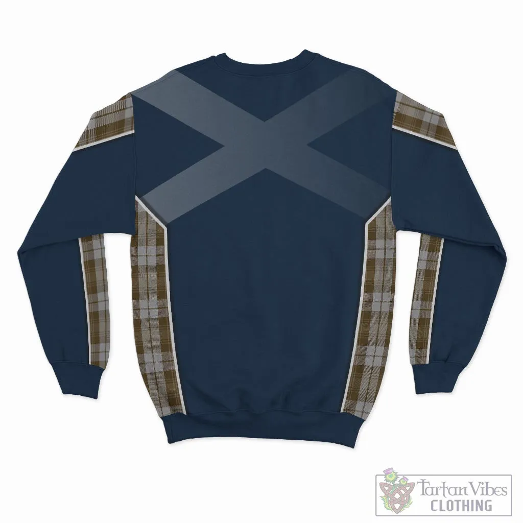 Baillie Dress Tartan Sweatshirt with Family Crest and Scottish Thistle Vibes Sport Style