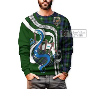 Baillie Tartan Sweatshirt with Epic Bagpipe Style