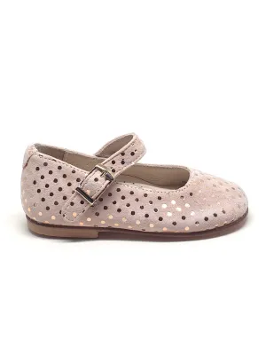 Baptismal baby Girl's shoe -MARSHMALLOW Pink