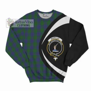 Barclay Tartan Sweatshirt with Family Crest Circle Style