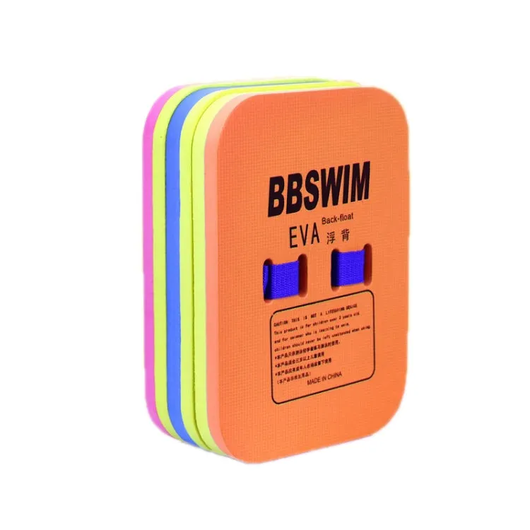 BBSWIM Swimming Back Flotation Board Swimming Buoyancy Aids, Color: Medium Orange