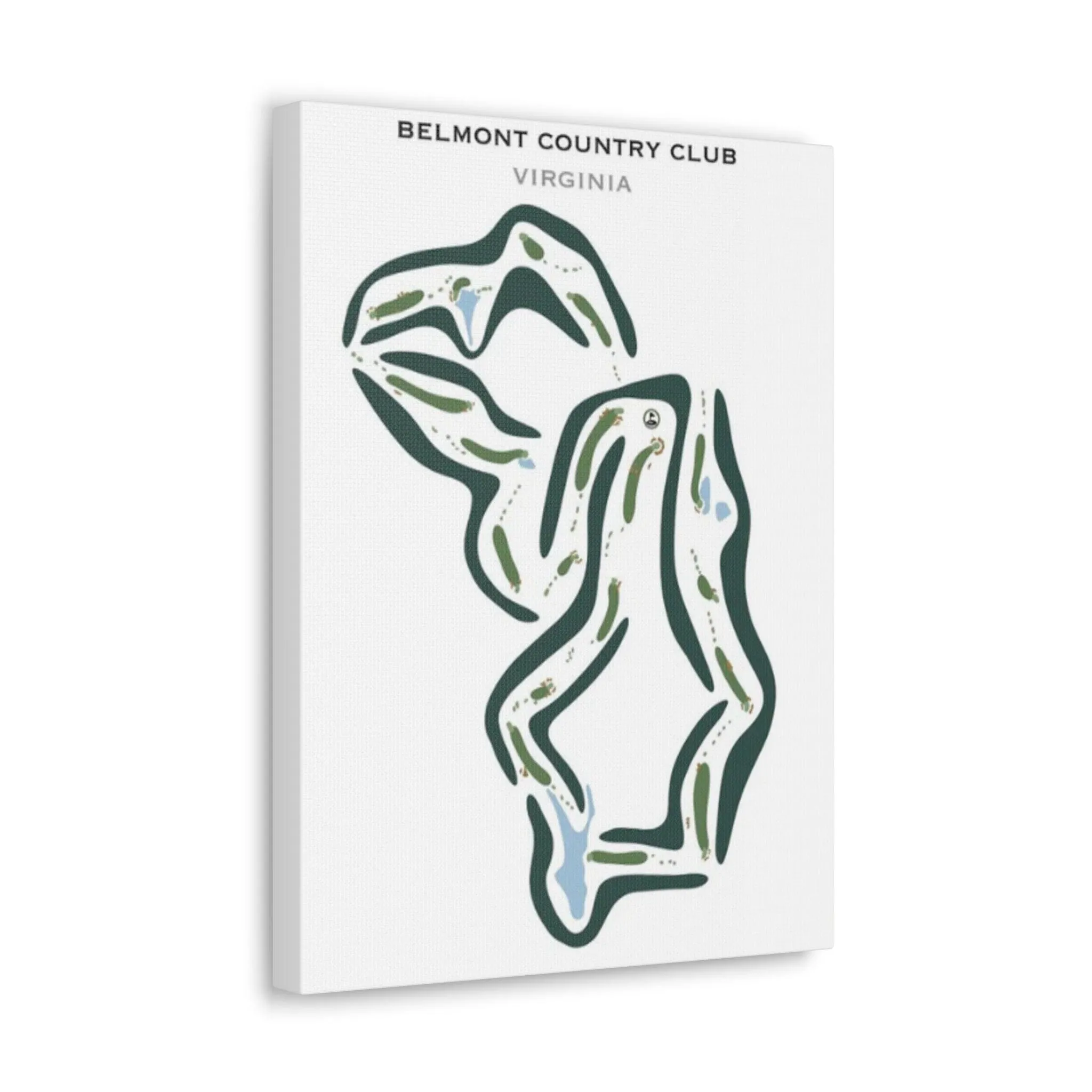 Belmont Country Club, Virginia - Printed Golf Courses