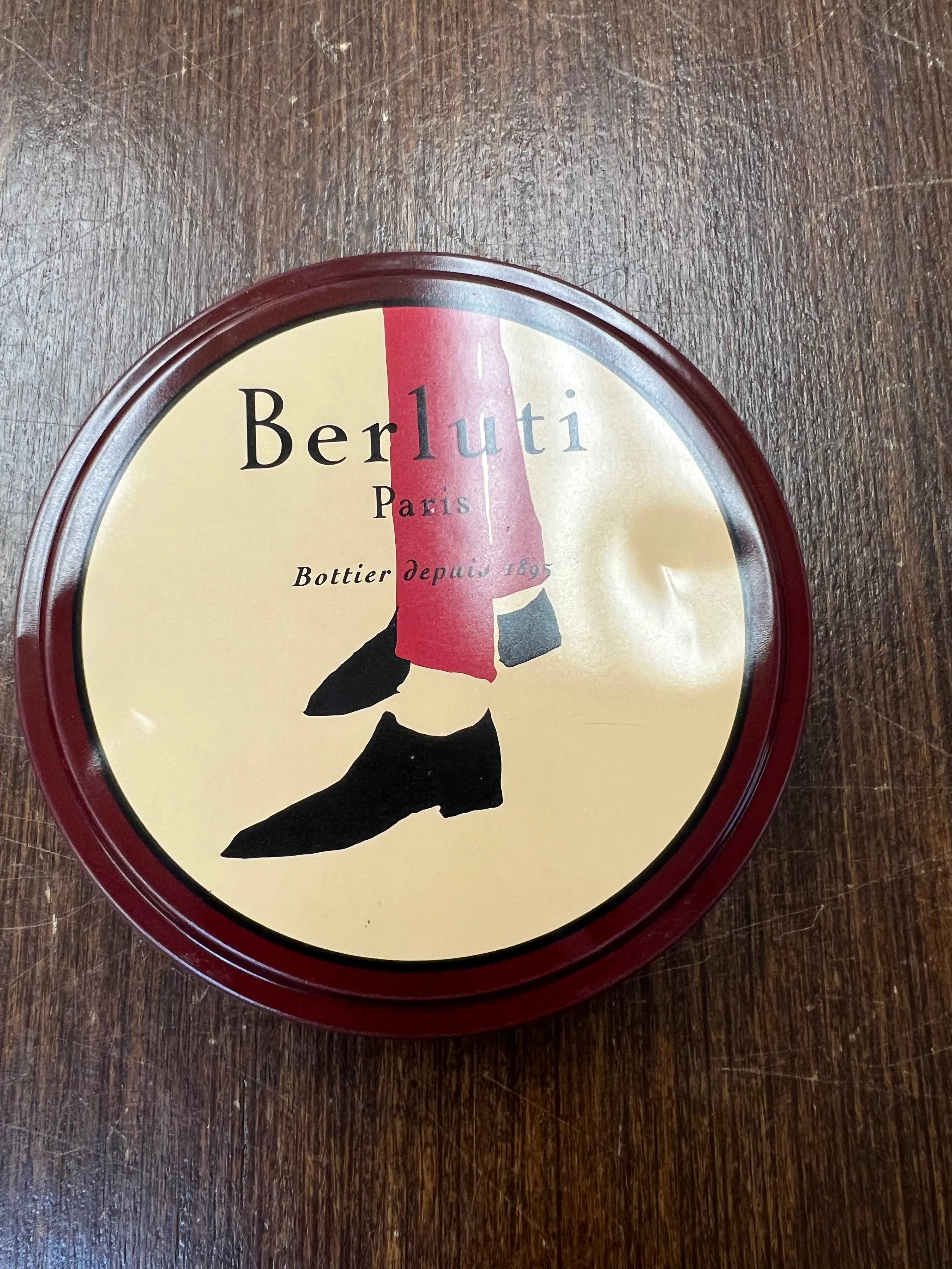 Berluti Unisex Shoe Polish Accessory In Tobacco Brown