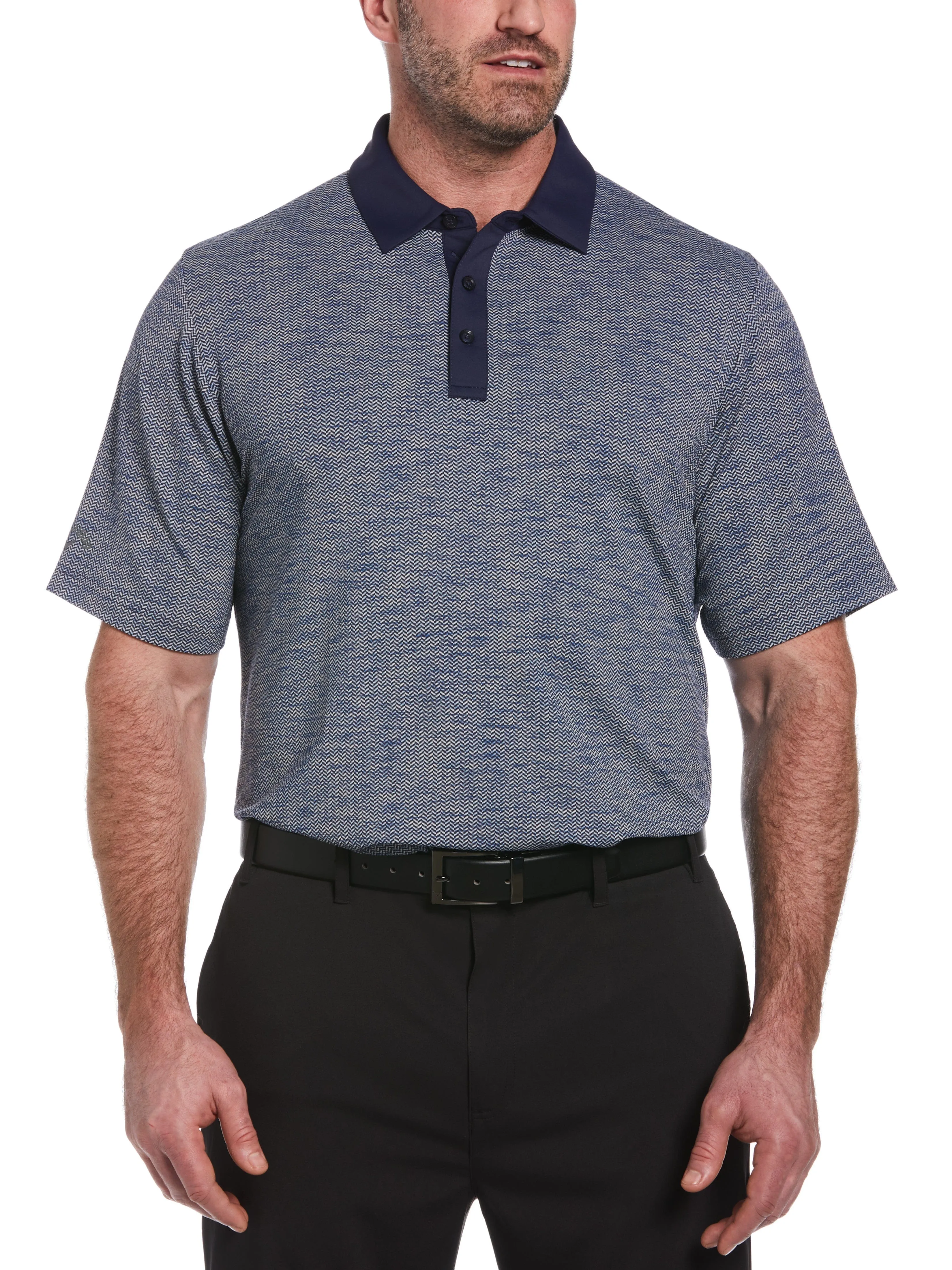 Big & Tall Swing Tech Heritage Jacquard Golf Polo