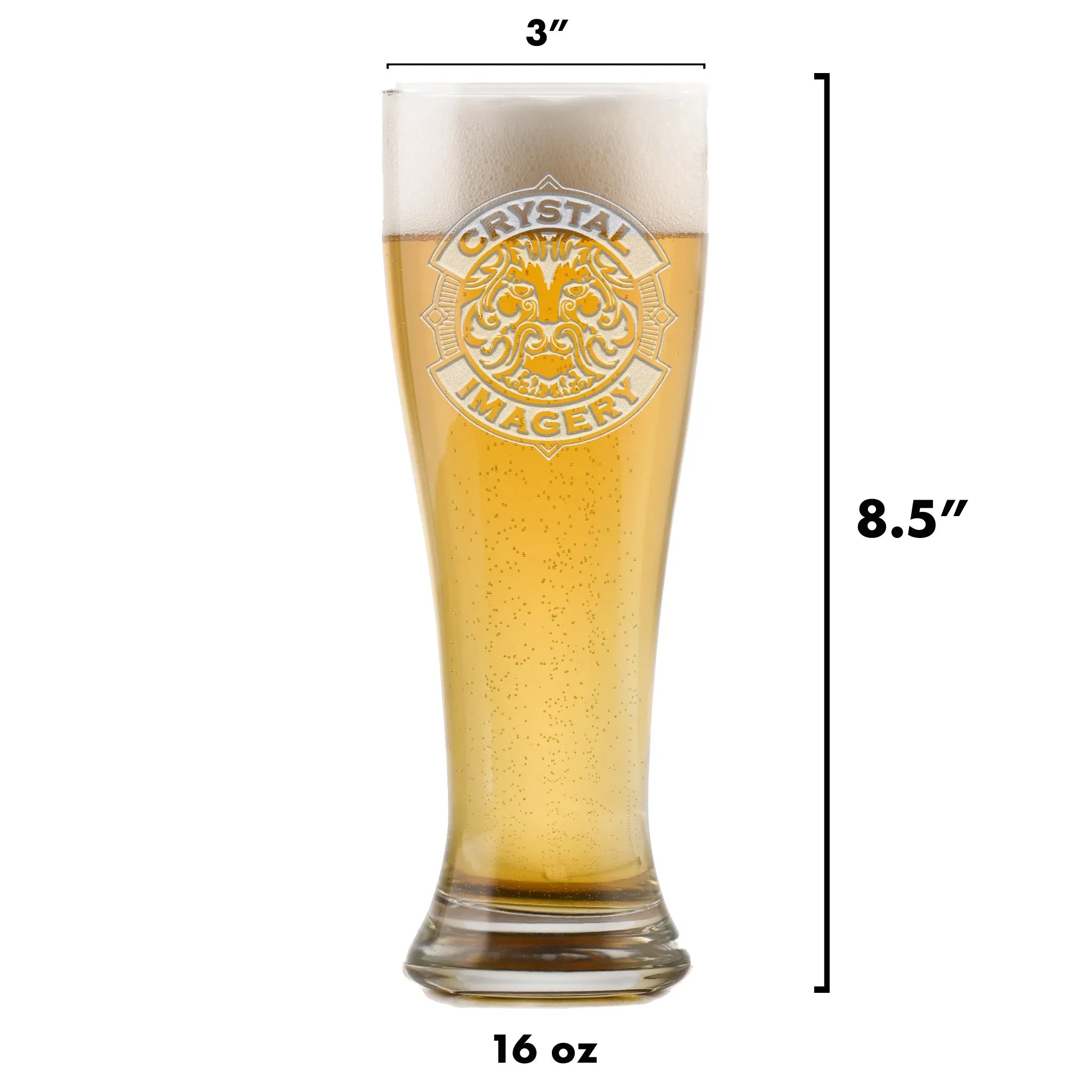 Birdie Juice Golf Lover Pilsner Beer Glass