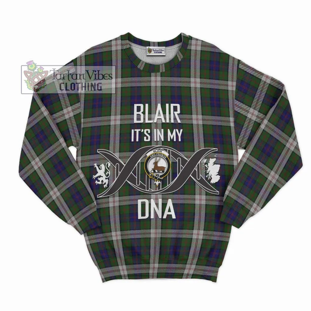 Blair Dress Tartan Sweatshirt with Family Crest DNA In Me Style