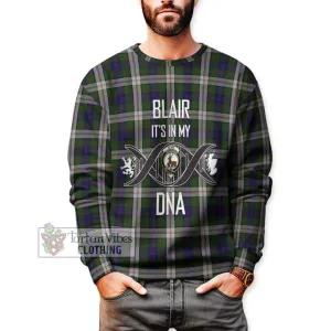 Blair Dress Tartan Sweatshirt with Family Crest DNA In Me Style