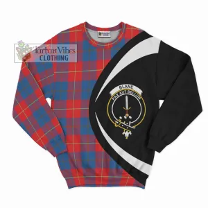 Blane Tartan Sweatshirt with Family Crest Circle Style