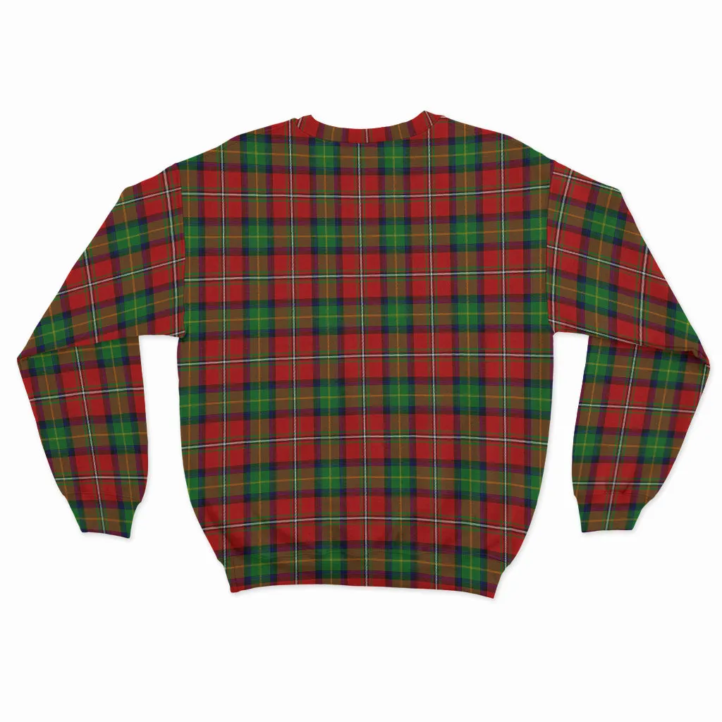 Boyd Tartan Sweatshirt with Family Crest