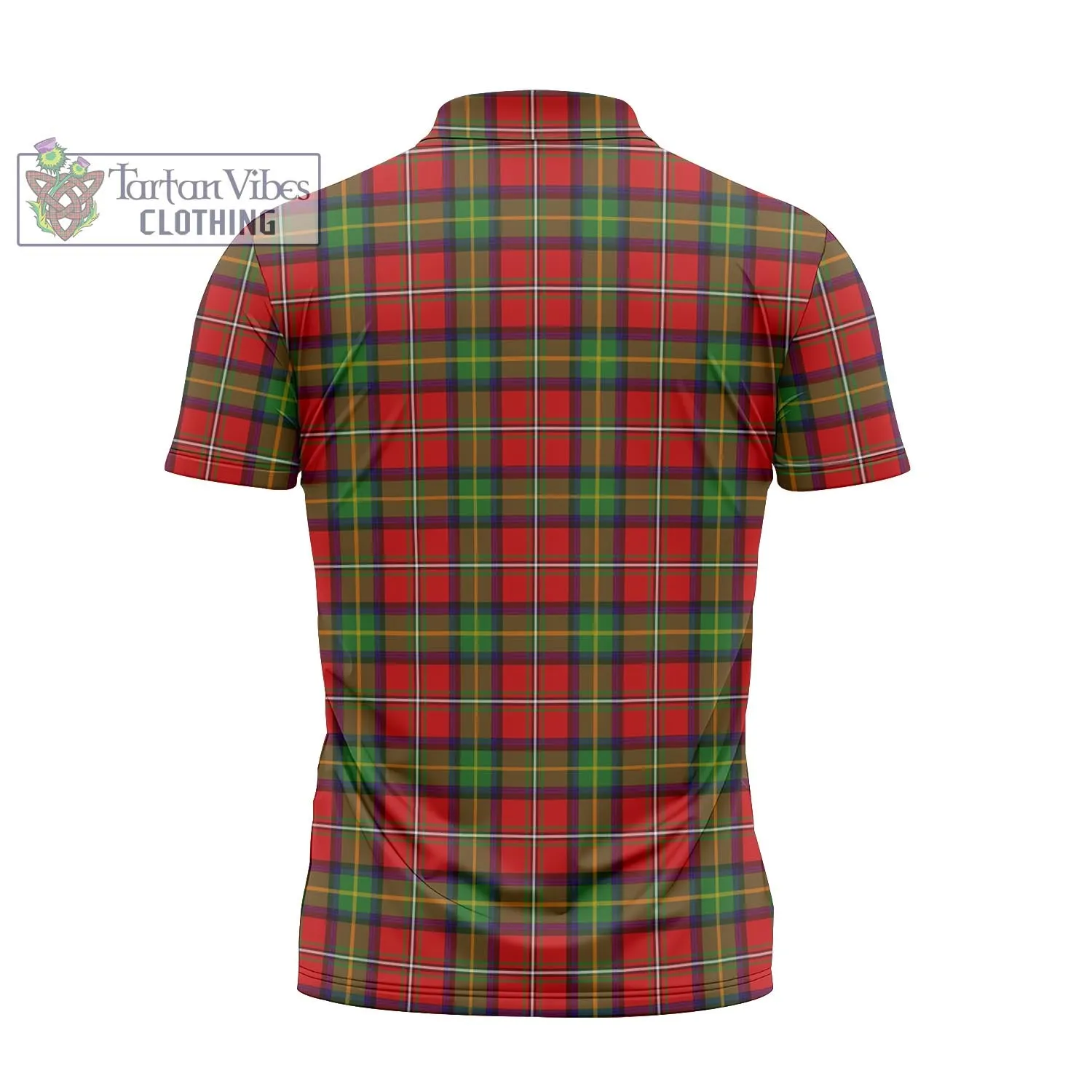 Boyd Tartan Zipper Polo Shirt